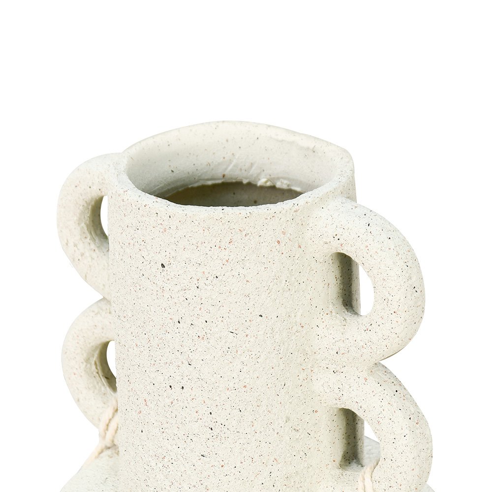 فازة ورد تصميم ديكوري عصري فخار