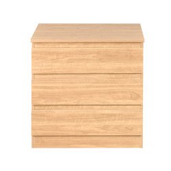 خزانة خشب بـ 3 أدراج تصميم عصري بيج خزانة خشب بـ 3 أدراج تصميم عصري بيج