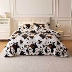 مفرش نيوم شتوي مخمل 4 قطع نفر