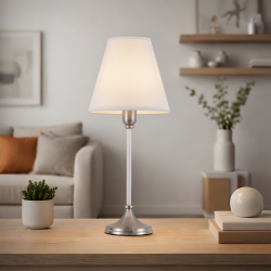 أباجورة طاولة معدنية تصميم أنيق