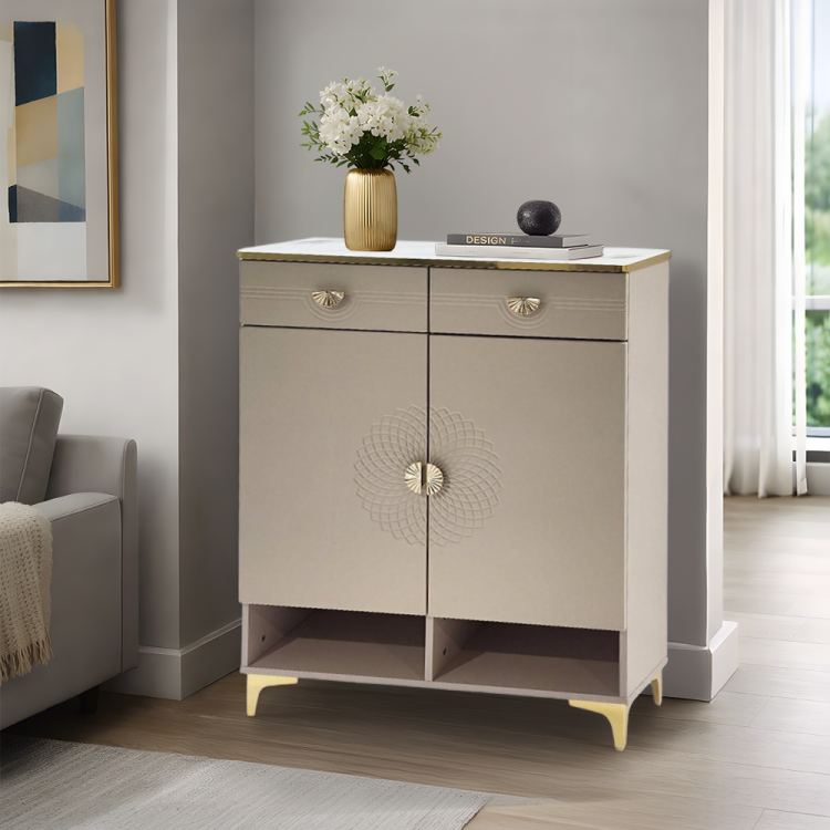 دولاب متعدد الاستخدام مودرن سطح زجاجي 80 سم