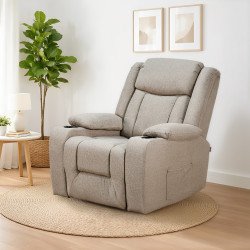 كرسي استرخاء فاخر هزاز دوار بتصميم مودرن كافيه