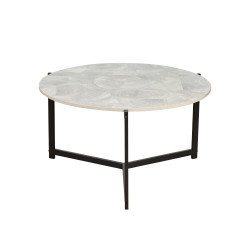 طاولة خدمة مفردة خشب تصميم عملي رمادي