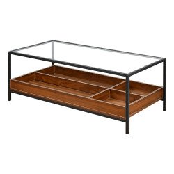 طاولة خدمة مفردة مودرن بسطح زجاجي بني طاولة خدمة مفردة مودرن بسطح زجاجي بني