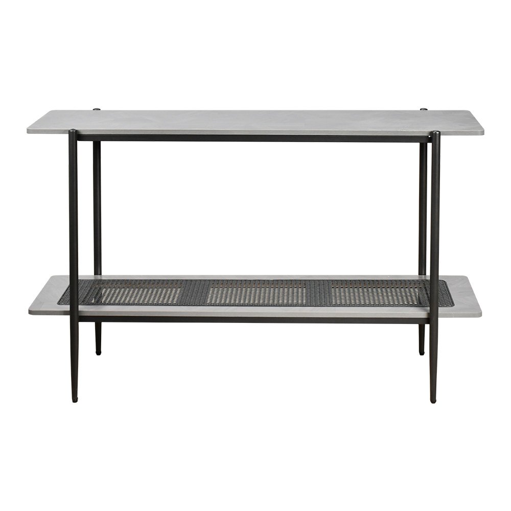 مدخل استقبال خشبي مع رف راتان بوهيمي عصري رمادي مدخل استقبال خشبي مع رف راتان بوهيمي عصري رمادي