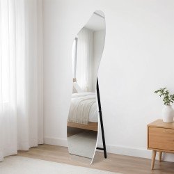 مرآة مودرن استاند معدني 150×40 سم