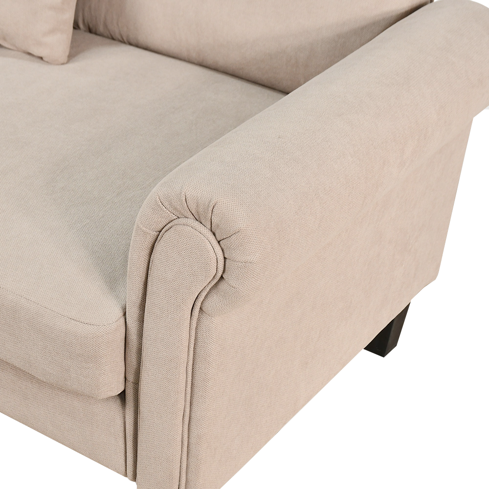 كنبة زاوية مودرن قماش تصميم عصري كافيه