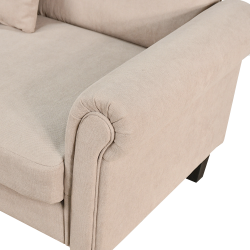 كنبة زاوية مودرن قماش تصميم عصري كافيه