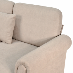 كنبة زاوية مودرن قماش تصميم عصري كافيه