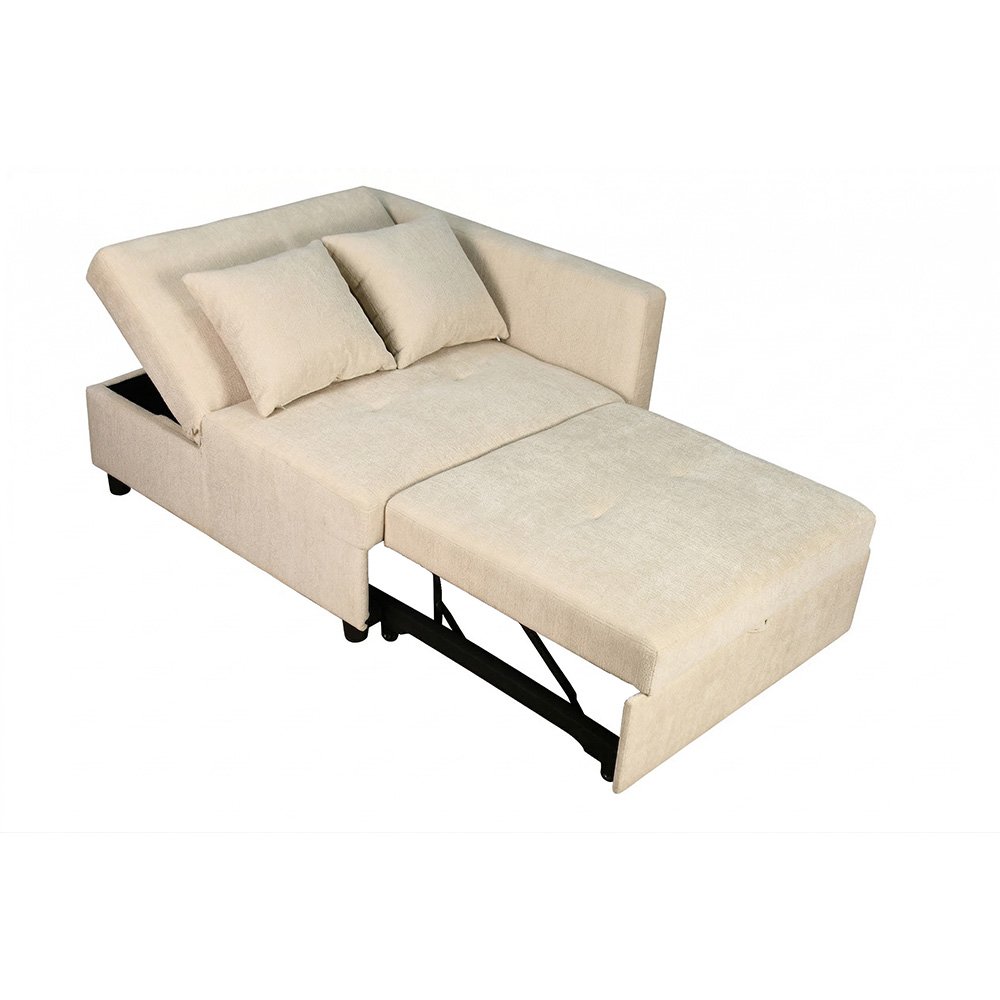 كنبة فاخرة قابلة للتعديل الي سرير مودرن مع تخزين بيج