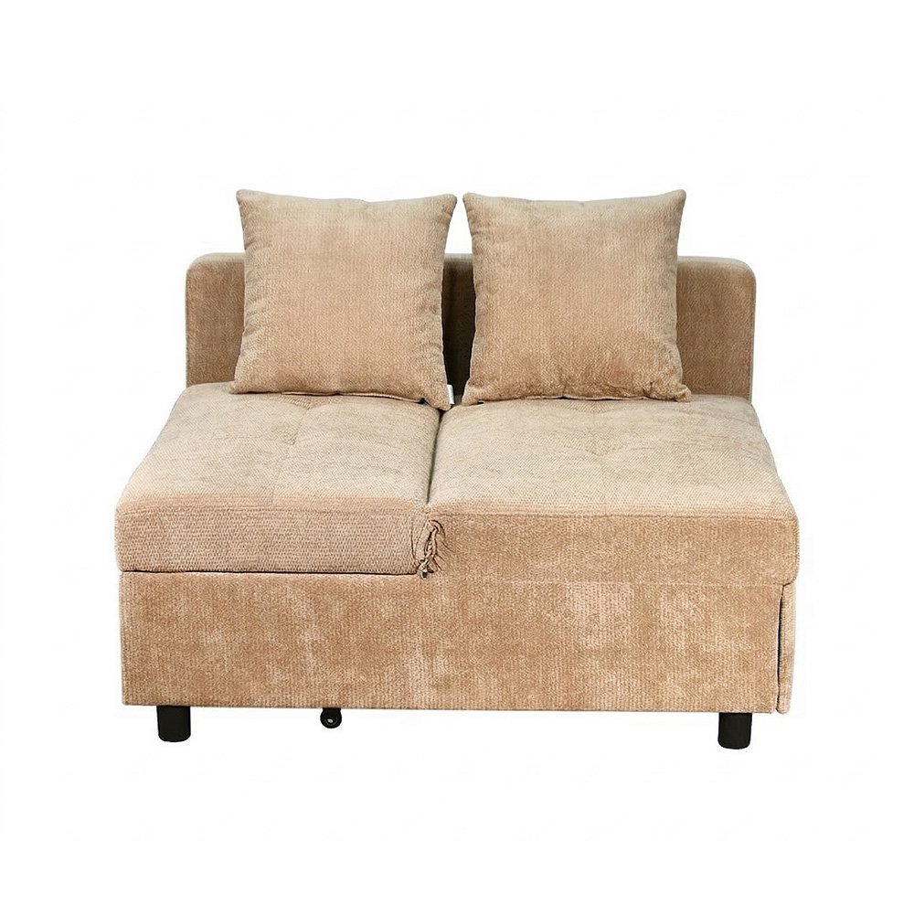 كنبة فاخرة قابلة للتعديل الي سرير مودرن مع تخزين كوفي