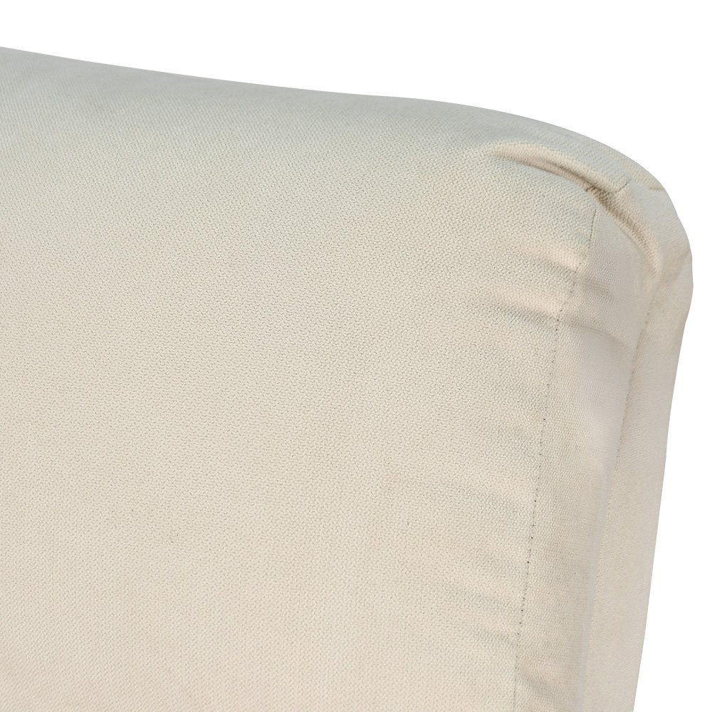 كرسي استرخاء ثابت مودرن قماشي عصري بيج كرسي استرخاء ثابت مودرن قماشي عصري بيج