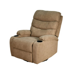 كرسي استرخاء هزاز دوار قماشي عصري كافيه