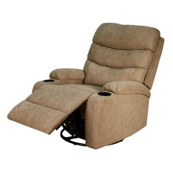 كرسي استرخاء هزاز دوار قماشي عصري كافيه