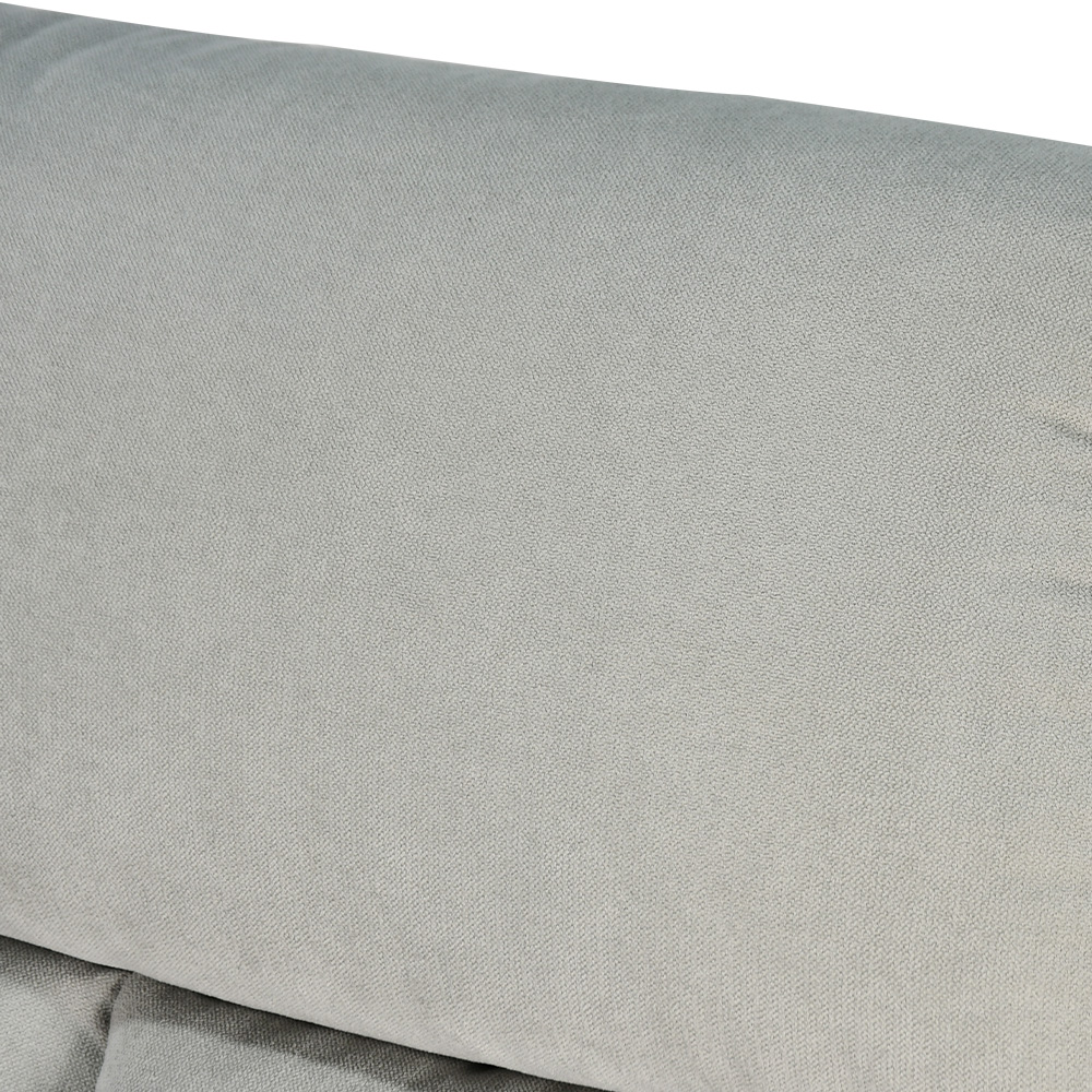 كرسي استرخاء ثابت مودرن قماشي عصري رمادي