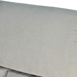 كرسي استرخاء ثابت مودرن قماشي عصري رمادي