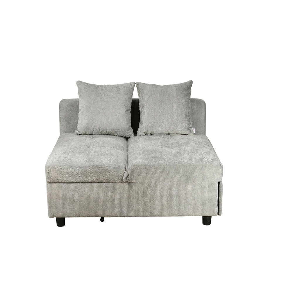 كنبة فاخرة قابلة للتعديل الي سرير مودرن مع تخزين رمادي كنبة فاخرة قابلة للتعديل الي سرير مودرن مع تخزين رمادي