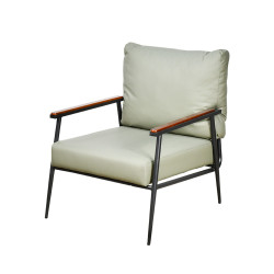 كرسي مفرد جلد بهيكل معدني تصميم عصري مينت جرين كرسي مفرد جلد بهيكل معدني تصميم عصري مينت جرين