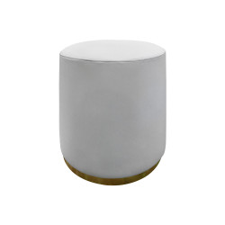 غرفة نوم متكاملة مودرن ملكي 8 قطع خشب وجلد فاخر - رمادي × ذهبي