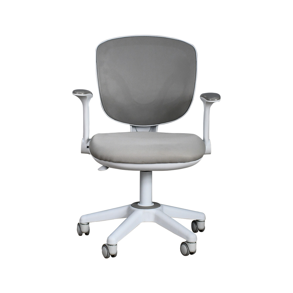 كرسي مكتب مودرن دوار قابل للتعديل رمادي
