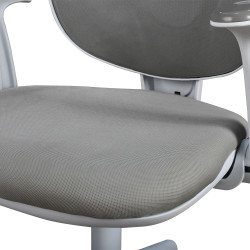 كرسي مكتب مودرن دوار قابل للتعديل رمادي