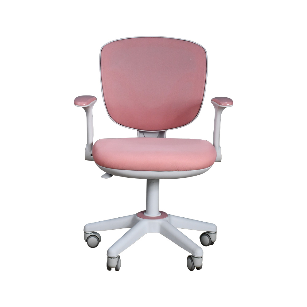 كرسي مكتب مودرن دوار قابل للتعديل وردي