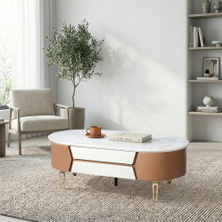 طاولة قهوة 130x70 سم