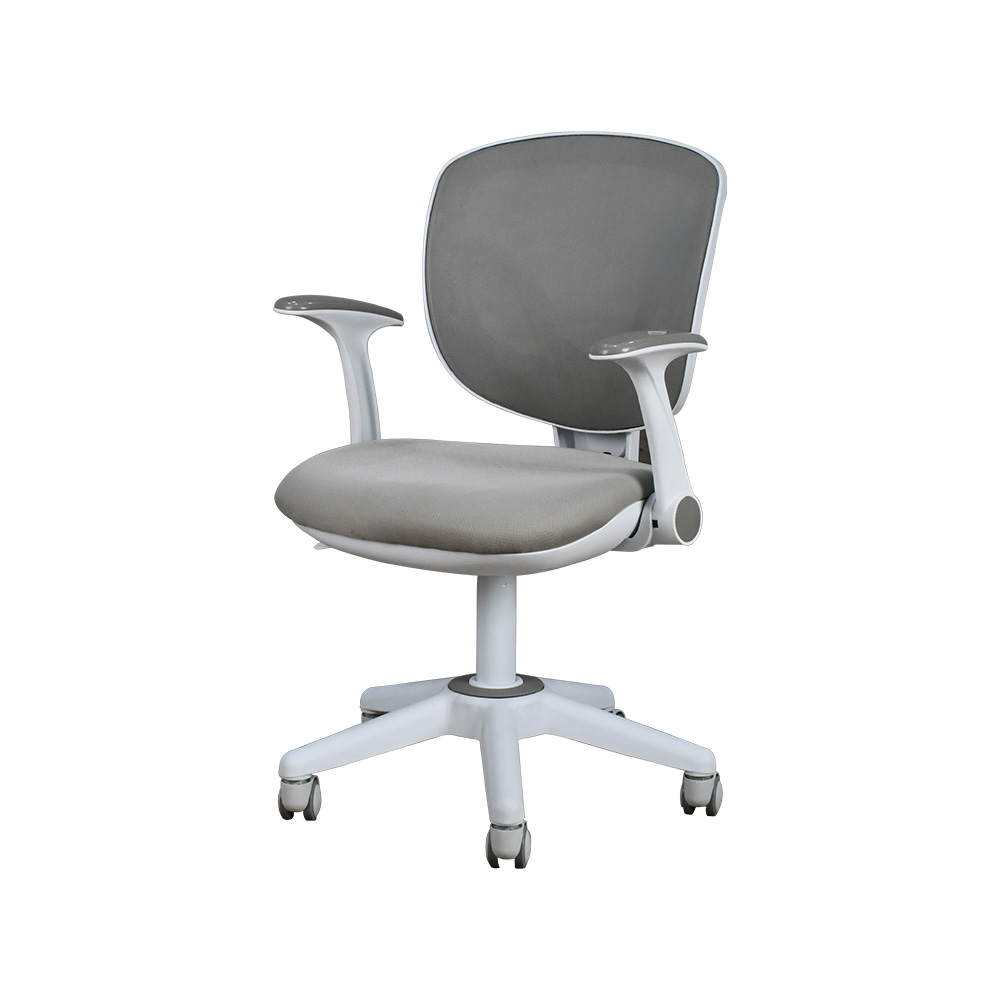 كرسي مكتب مودرن دوار قابل للتعديل رمادي
