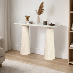 مدخل استقبال عصري خشبي رمادي 120 سم