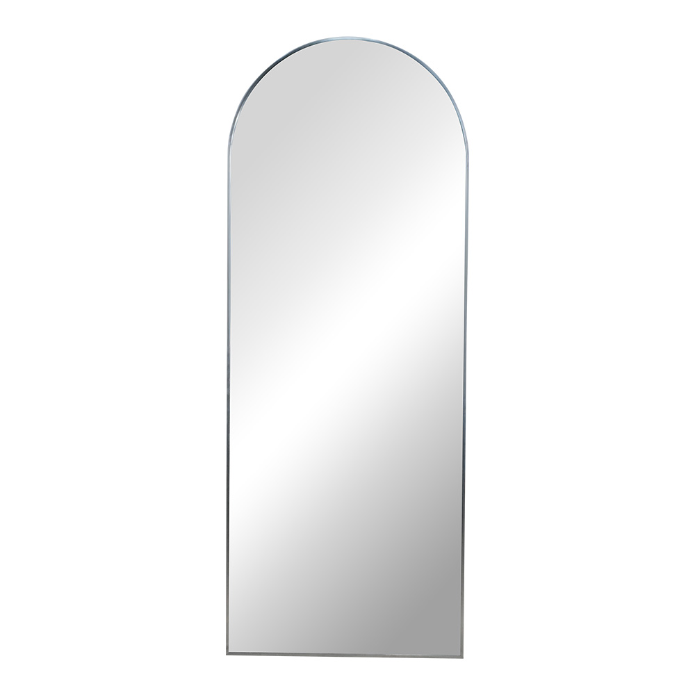 مرآة ديكور حائط بإطار فضي 70×180 سم