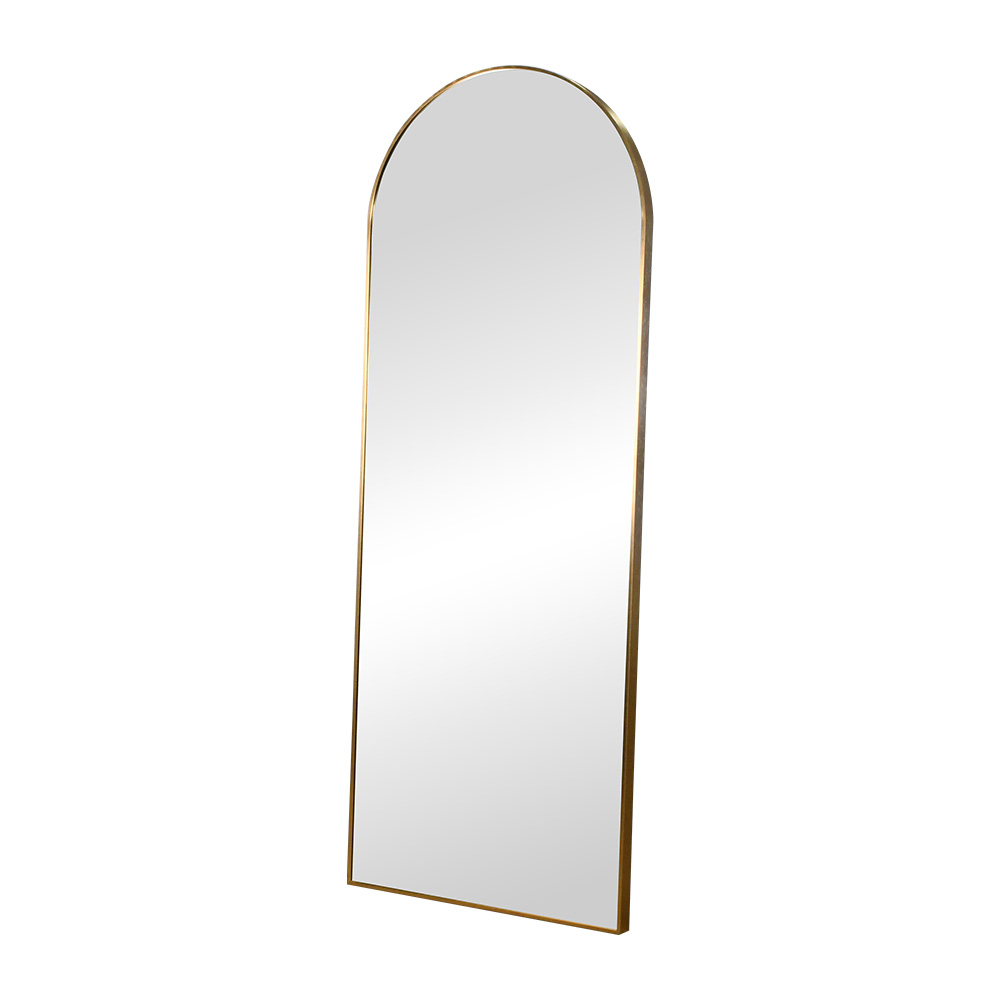 مرآة ديكور حائط بإطار ذهبي 70×180 سم