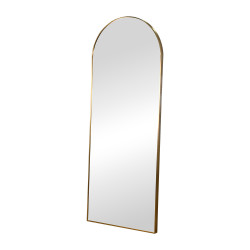 مرآة ديكور حائط بإطار ذهبي 70×180 سم