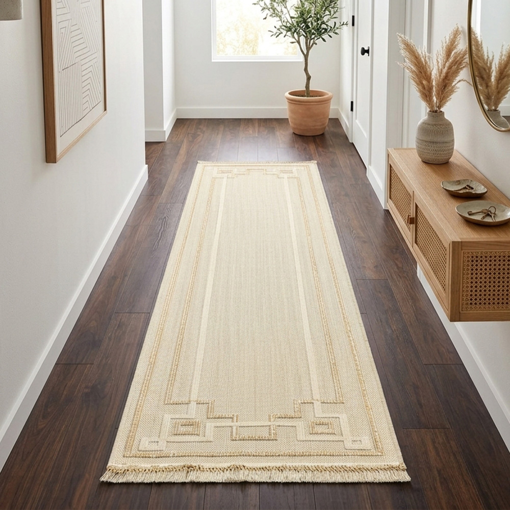 سجادة تركي تصميم عصري 100×400 سم سجادة تركي تصميم عصري 100×400 سم