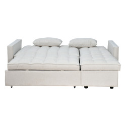 كنبة زاوية قماش مودرن بتصميم عصري مع تخزين بيج