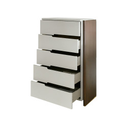 غرفة نوم متكاملة مودرن 8 قطع خشب فاخر - بيج