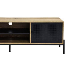 وحدة تلفاز خشبية تصميم عصري 160 سم