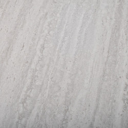 طقم طاولات خدمة 5 قطع خشبي بقاعدة معدنية 2 دور بيج