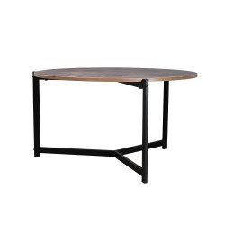 طاولة خدمة مفردة خشب تصميم عملي بني