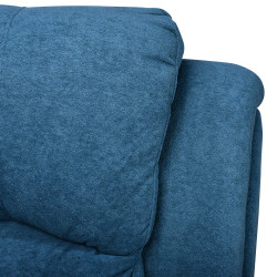 كرسي استرخاء فخم هزاز دوار بحامل جوال وحامل أكواب متحرك