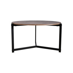 طاولة خدمة مفردة خشب تصميم عملي بني