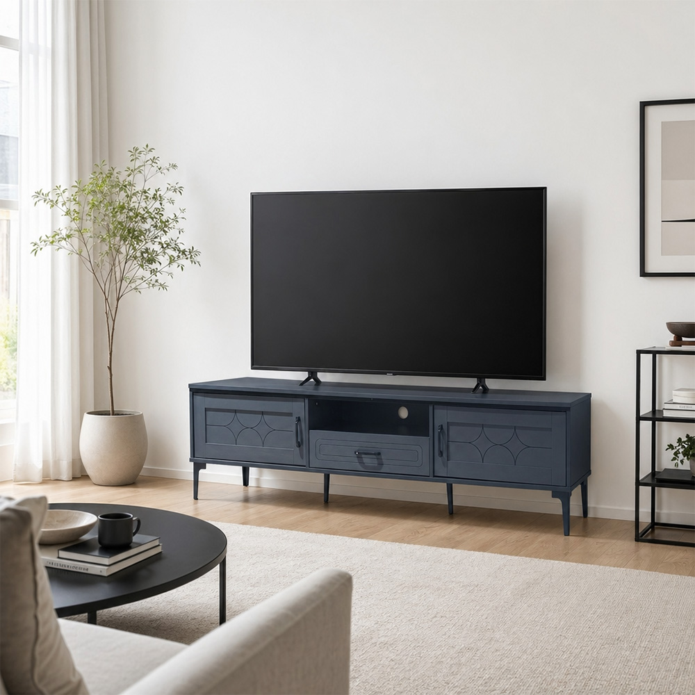 وحدة تلفزيون ماليزي خشب رمادي 160سم