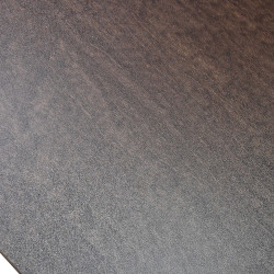 طقم طاولات خدمة 7 قطع 2 دور خشب بهيكل معدني بني