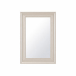 مرآة حائط إطار أبيض 60×90 سم