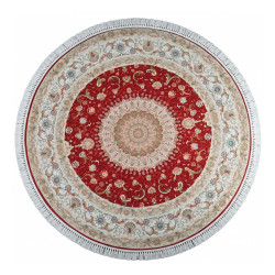 سجادة صالة مطبوع ناعم تصميم شرقي 150×150 سم