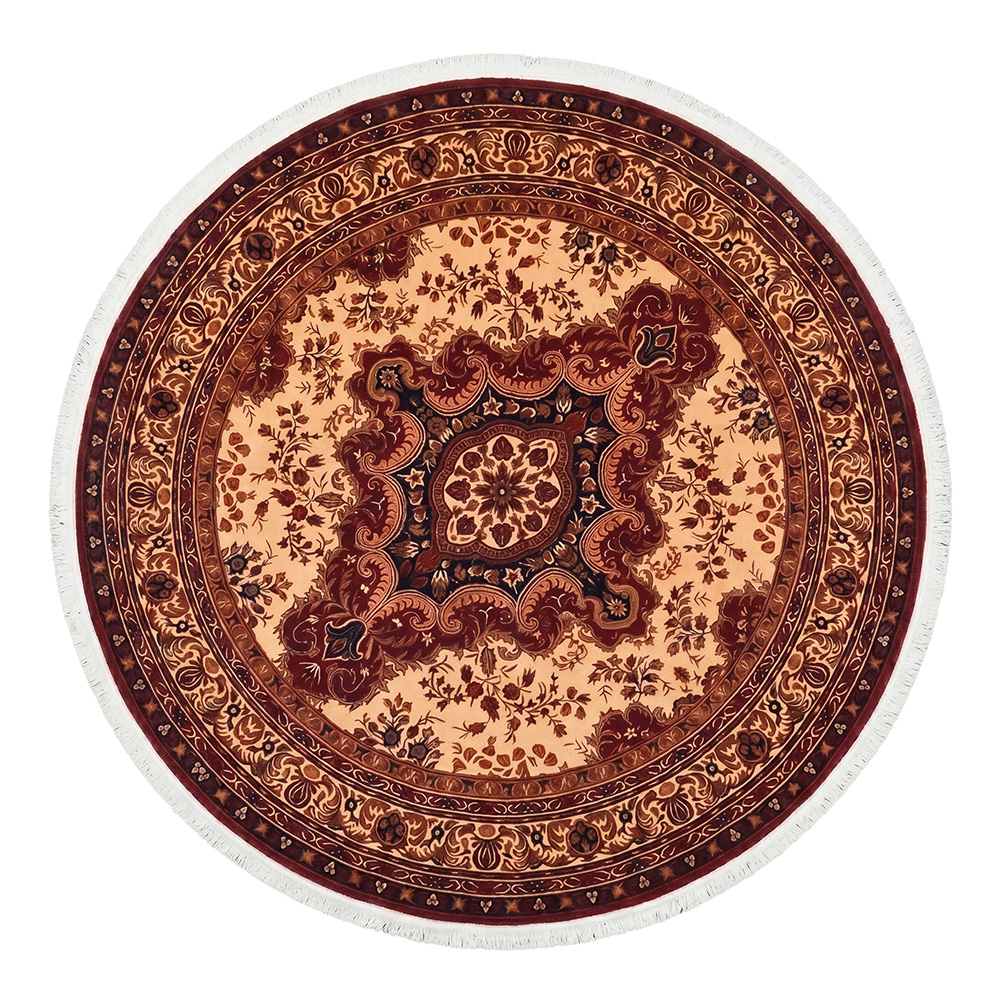 سجادة صالة مطبوع ناعم تصميم شرقي 150×150 سم