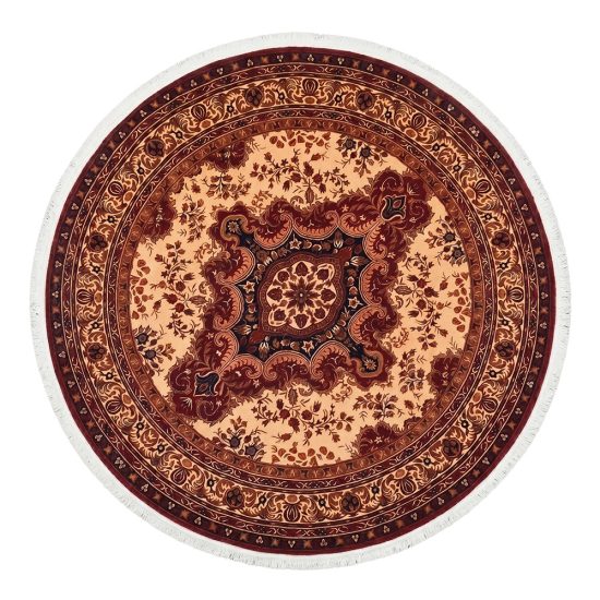 سجادة صالة مطبوعة ناعمة بتصميم شرقي - 150×150 سم