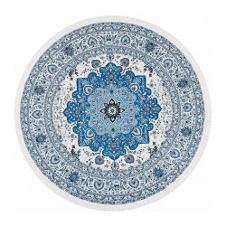 سجادة صالة مطبوع ناعم تصميم شرقي 150×150 سم