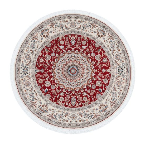 سجادة صالة مطبوعة ناعمة بتصميم شرقي - 150×150 سم سجادة صالة مطبوعة ناعمة بتصميم شرقي - 150×150 سم