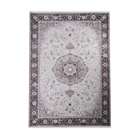 سجادة صالة مطبوعة ناعمة بتصميم شرقي - 200×300 سم سجادة صالة مطبوعة ناعمة بتصميم شرقي - 200×300 سم