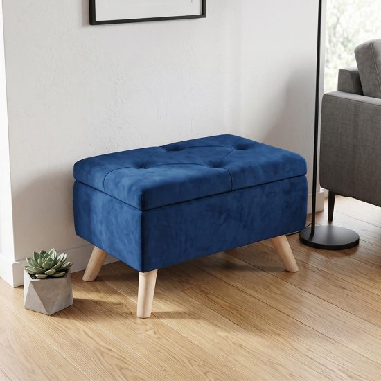 صندوق سجاد 50 × 35 سم - أزرق